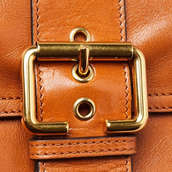 Chloe Clay Brown Shiny Leather Medium Camera Bag - Picture 12 of 12